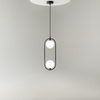Lampa wisząca RING Maytoni czarna MOD013PL-02B