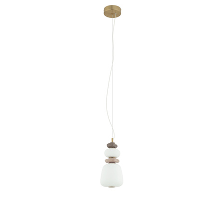 Pojedyńcza lampa wisząca z ceramiki i szkła w stylu Art Deco CERAMIC LED Nowodvorski 11702