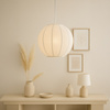 Lampa wisząca Dana Biały 1xE27 Milagro ML1805