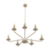 Stylowa lampa wisząca, żyrandol w kolorze sabia LIMAL SABIA 7XE14 Tk Lighting 11346