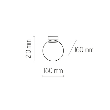 Lampa sufitowa oprawa CELESTE TK Lighting 6216