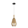 Pojedyńcza lampa wisząca szklany złoty klosz 1xE27 Duality MOD271PL-01B7 Maytoni