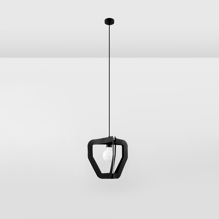 Lampa wisząca TRES czarna Sollux SL.0930