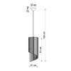 Lampa wisząca ALEXIA naturalne drewno Sollux Lighting SL.0640