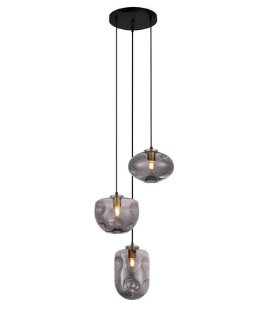 Lampa wisząca HATELLA Italux PND-112038-3A-BRO+SG