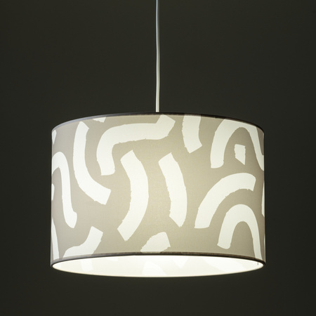 Lampa wisząca abażur wzór 38cm AFRICANA 1xE27 Tk Lighting 10904