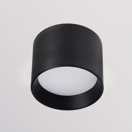 Czarna tuba sufitowa natynkowa o średnicy 8,5cm ONTO GX53 BK AZZARDO AZ6265
