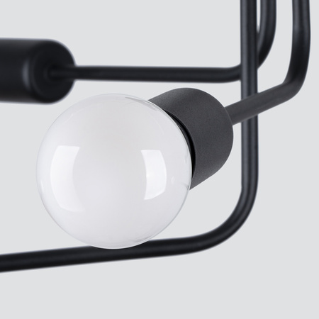 Żyrandol NORAH 6 czarny Sollux SL.1452