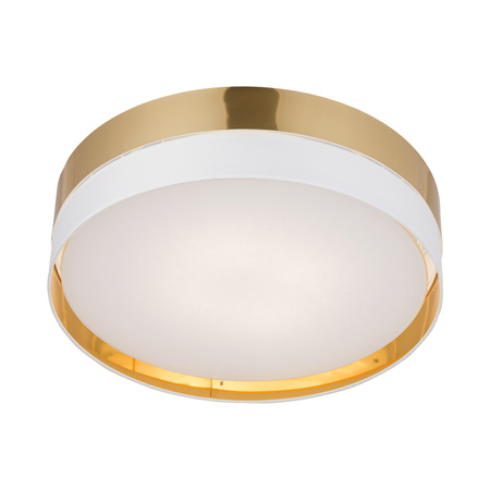 Lampa sufitowa plafon 60cm HILTON WHITE/GOLD TK Lighting 4773