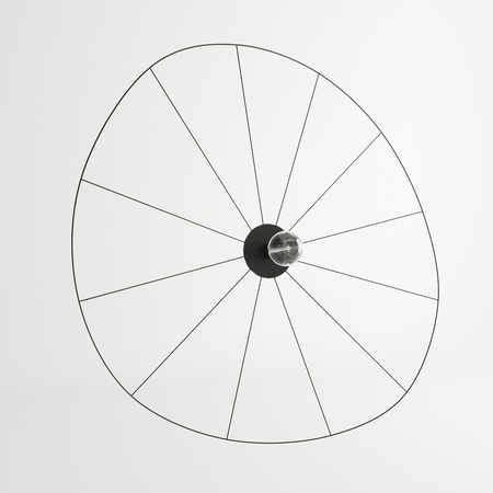 Kinkiet ESKOLA 110cm czarny metalowy THORO Sollux Lighting TH.014CZ