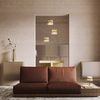 Lampa wisząca potrójna szklana glamour SCALA LED 3000K Maytoni MOD496PL-L33BZK
