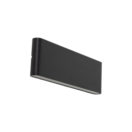 Płaski kinkiet elewacyjny czarny góra-dół LED 3000K AREW black IP54 Tk Lighting 18186