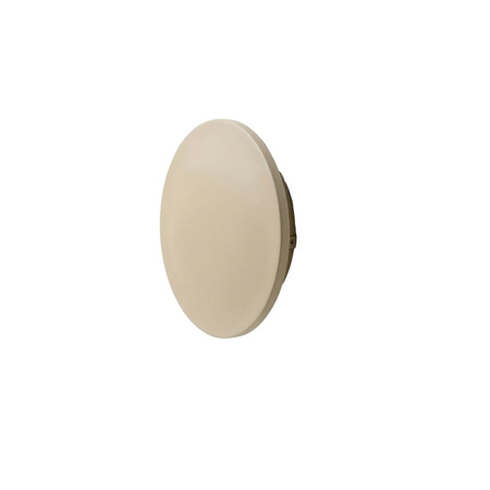Kinkiet zewnętrzny beżowy o średnicy 18cm IP54 ANCONA M BEIGE AZZARDO AZ7142