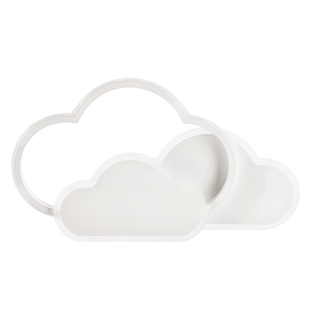 OBLACI lampa sufitowa plafon złoty 24W LED 2800-6500K maskownica biała z pilotem Candellux 14-35769