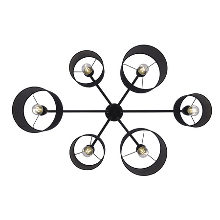 Lampa sufitowa K-4321 z serii SIMONE BLACK Kaja Lighting