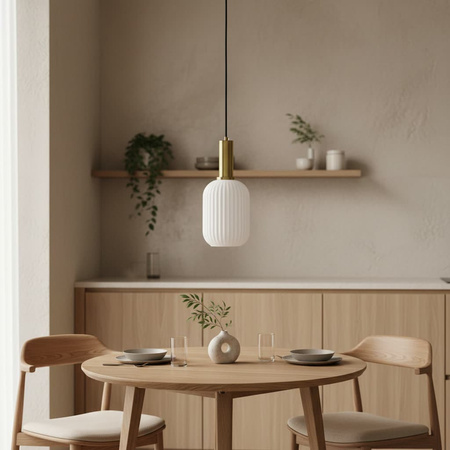 Lampa wisząca ze smukłym kloszem FIORE Kaja Lighting K-5880