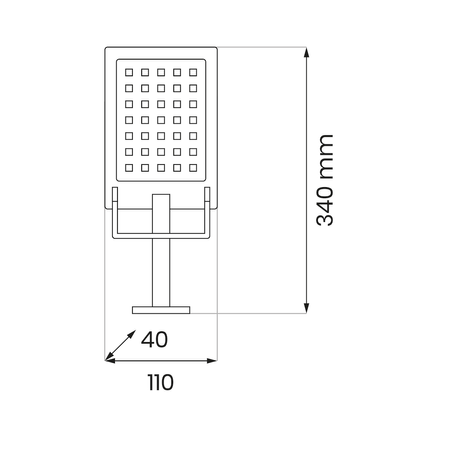 Lampa Solarna Adik 500LM 6500K IP44 Eko-Light EKO0615