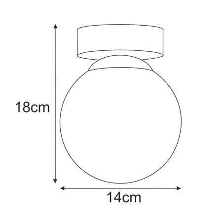 Lampa sufitowa K-5360 z serii INEZ Kaja Lighting