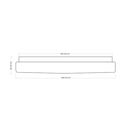Lampa sufitowa LED 4000K 48cm Auris Italux PLF-53749-XL-CL