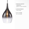 Lampa wisząca szklana 20cm 1xE27 PILUA Paul Neuhaus 2061-17
