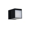 Kinkiet na elewacje czarna kostka CUBIC IP54 18W 3000K BK AZZARDO AZ6687