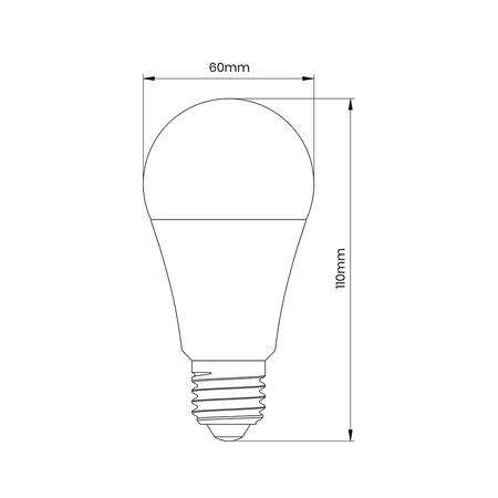 Żarówka LED 6W A60 E27 3000K Zmierzchowo-Ruchowa Eko-LIght EK8047