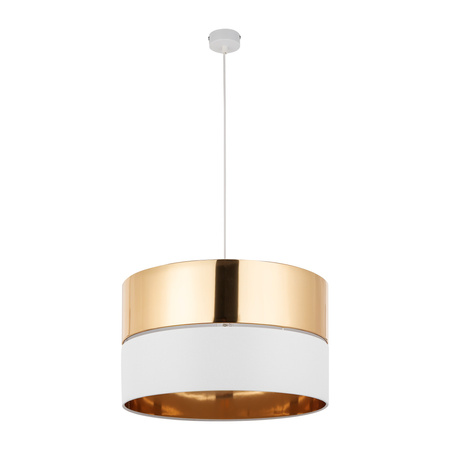 Lampa wisząca pojedyncza HILTON WHITE/GOLD TK Lighting 4771