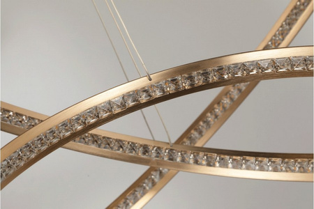 Lampa wisząca BRIGHTON 3 złota LED AZzardo AZ4429