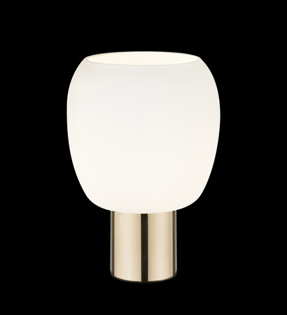 Mała złota lampka stołowa 1xG9 CALVO Zuma Line T0076-01Q-L1AA