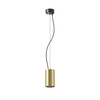 Złota matowa tuba wisząca o średnicy 7,5cm LED 3000K Efir P089PL-15W3K-MG Maytoni