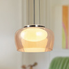 Lampa wisząca INSIEME 35 GX53 klosz bursztynowy+biały Candellux Studio 31-50885