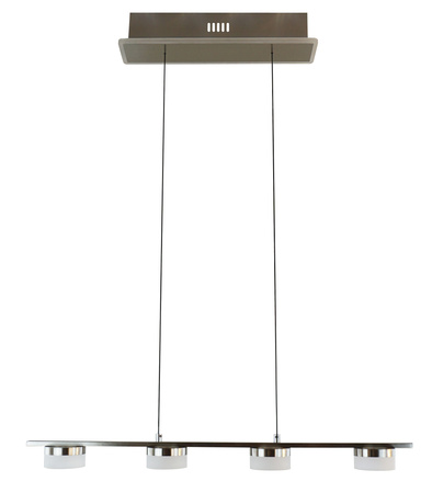 Lampa wisząca czwórka CASSIS nikiel-mat Aviano Lighting 7066-503