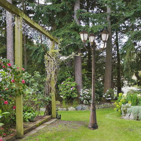 Lampa stojąca ogrodowa potrójna MADRID IP44 Rabalux 8379