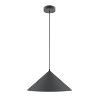 Lampa wisząca czarny stożek o średnicy 35cm 1xE27 Basic colors MOD167PL-01B Maytoni