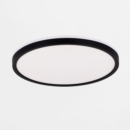 Lampa sufitowa okrągła 50cm z czarną obramówką BOVE LED/LED Zuma Line MS748500R-3-BK