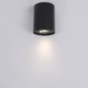 Czarna oprawa natynkowa tubka Leila 1xGU10 CL0101-BK Yaskr