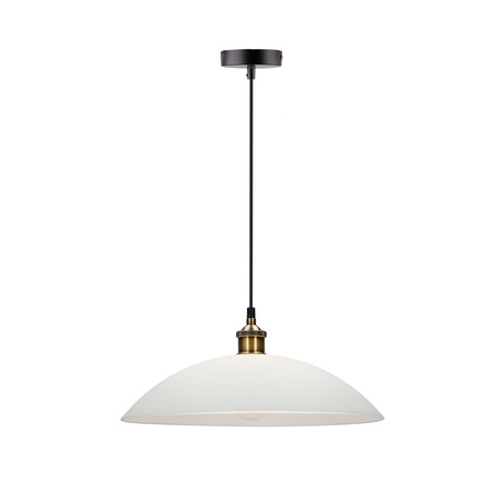 DEXTER 3 LAMPA WISZĄCA MIEDZIANY 1X60W E27 KLOSZ BIAŁY Candellux 31-20611