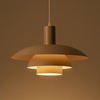 Lampa wisząca pojedyńcza w kolorze kaszmiru FERRO Cashmere 1xE27 Milagro ML2361