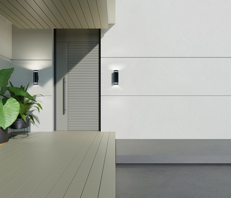 Kinkiet ogrodowy podwójny FONDO 2067-2 LED 4000K IP54 Italux OWL-2067-2-4K