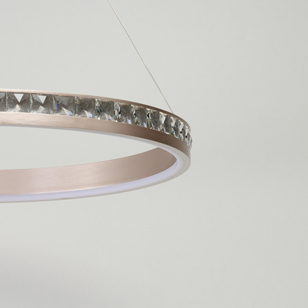 Ściemnialna owalna lampa wisząca LED CAMELIA 100 OVAL 3-STEP DIMM GO 3000K AZZARDO AZ6771