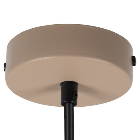 Lampa wisząca geometryczny metalowy dysk w kolorze taupe z regulacją kąta zawieszenia PIATTO 1xGX53 fi 350mm Milagro MLP2910