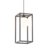Lampa wisząca Daisy industrialna ramka w kolorze szarym Italux MD-BR4367-D1 GR