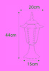 Czarna lampa zewnętrzna do ogrodu STANDARD CZARNY Kaja Lighting K-5009S