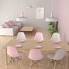 Lampa wisząca ENZO WHITE/PINK 1xE27 Milagro MLP7979
