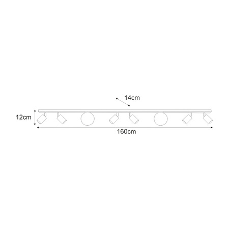 Lampa sufitowa K-5494 z serii SWING Kaja Lighting