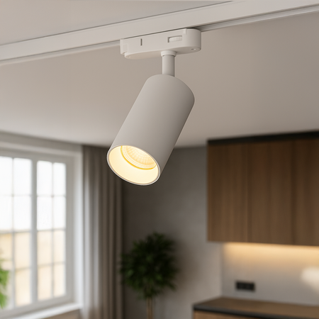 Track Spot Pipe Biały 1xGU10 3-obwodowy Milagro ML2061