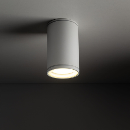 Biała tuba wysokość 10cm IP44 FLARE WHITE 1xGU10 Tk Lighting 10584