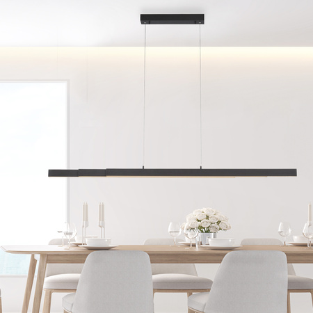 Lampa wisząca liniowa rozsuwana w kolorze antracytowym LED 3000K LUZI Paul Neuhaus 11660-13