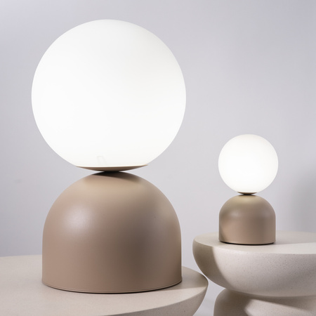 Duża lampka nocna wysokość 50cm średnica 30cm 1XE27 MIKI SABIA BIG Tk Lighting 11498