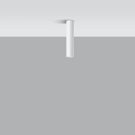 Lampa sufitowa, oprawa LAGOS 30 metalowa biała Sollux Lighting SL.0435